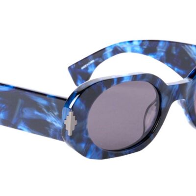 Marcelo Burlon County of Milan Men's CERI002 NIRE Blue Havana/Grey Cat.3 Sunglasses