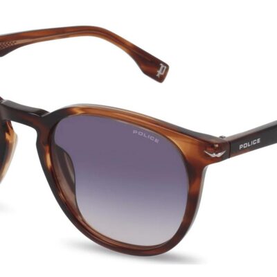 Police CHAMP 13 SPLQ82 Havana/Grey Shaded Sunglasses