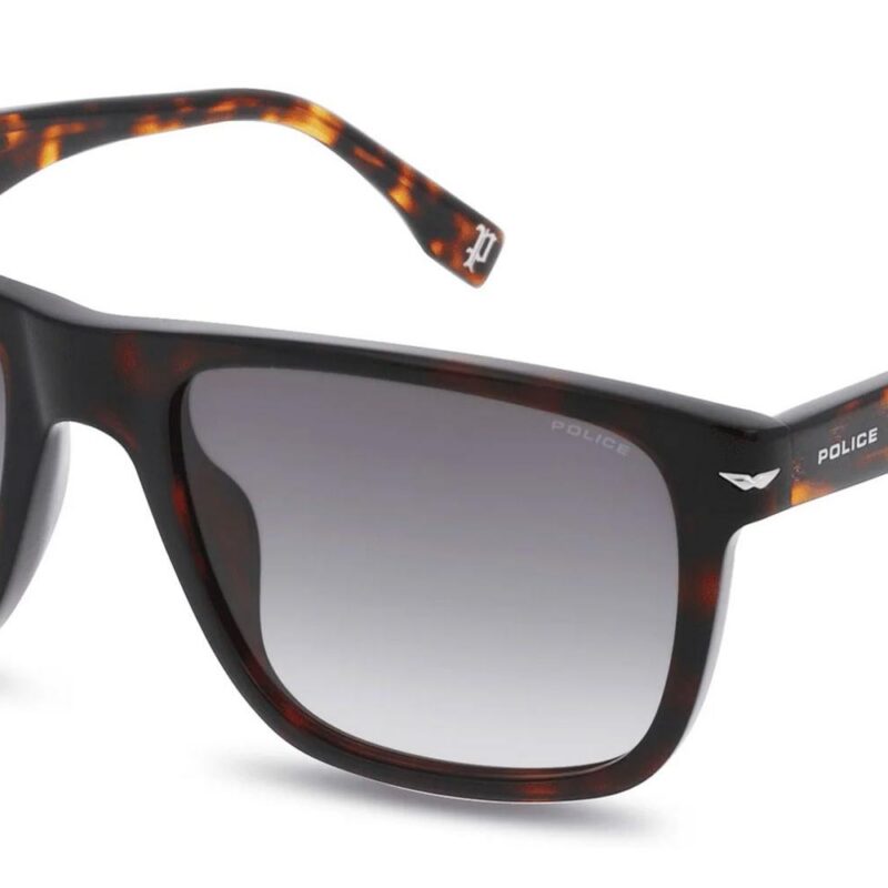 Police Unisex CHAMP 14 SPLQ83 Havana/ Grey Shaded Sunglasses