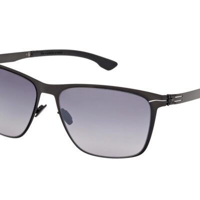 Ic!berlin Men's CHARLIE IC0003 Black/Black To Grey Sunglasses