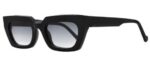 Ophy Women's CHARLOTTE Shiny Black/Grey Shaded Sunglasses