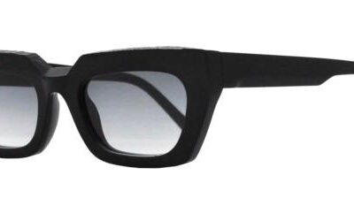 Ophy Women's CHARLOTTE Shiny Black/Grey Shaded Sunglasses