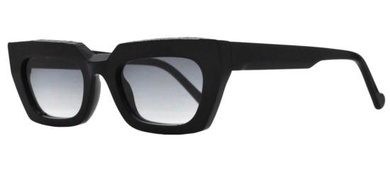 Ophy Women's CHARLOTTE Shiny Black/Grey Shaded Sunglasses Ophy Women's CHARLOTTE Shiny Black/Grey Shaded Sunglasses