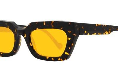 Ophy Women's CHARLOTTE Tortoise/Yellow Sunglasses
