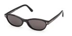 Tom Ford Women's CHLOE-02 FT1310 Black/Smoke Sunglasses