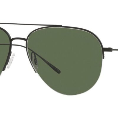 Oliver Peoples CLEAMONS OV 1303ST Matte Black/Green Sunglasses