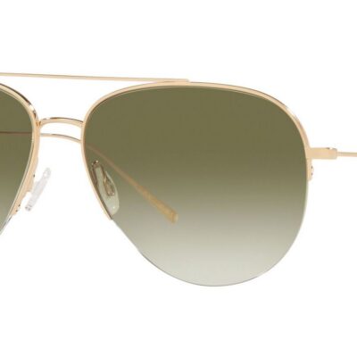 Oliver Peoples CLEAMONS OV 1303ST Gold/Green Shaded Sunglasses