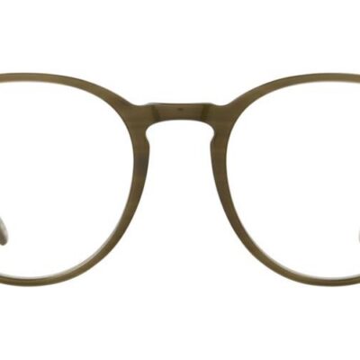 Garrett Leight Unisex CLUNE Olive Eyeglasses