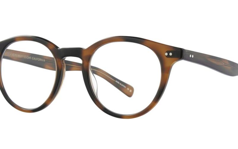 Garrett Leight Men's CLUNE X Spotted Brown Shell Eyeglasses Garrett Leight Men's CLUNE X Spotted Brown Shell Eyeglasses