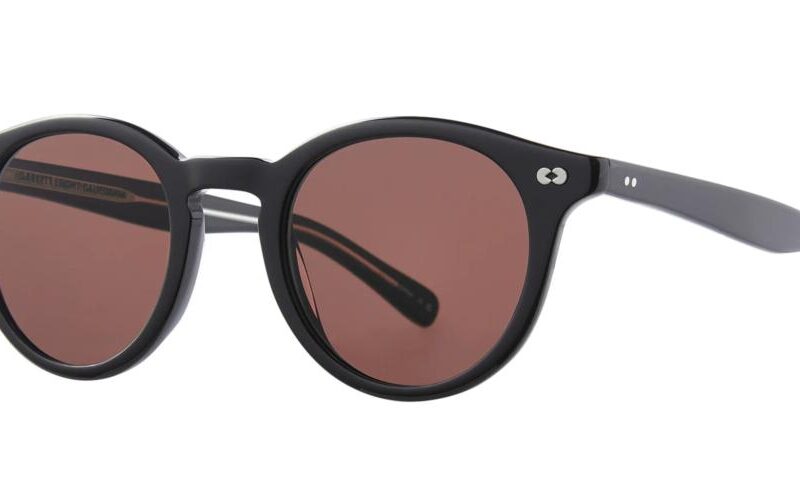 Garrett Leight Men's CLUNE X SUN Black/Pure Rosewood Sunglasses