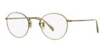 Oliver Peoples Men's COLERIDGE OV 1186 Antique Gold Eyeglasses
