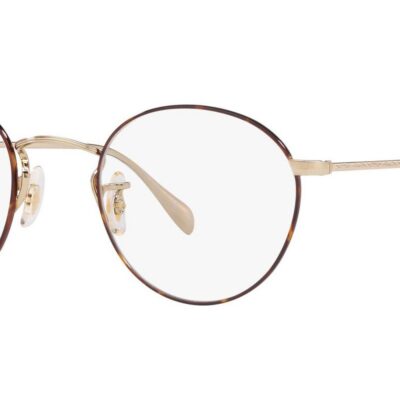 Oliver Peoples Men's COLERIDGE OV 1186 Havana Pale Gold Eyeglasses