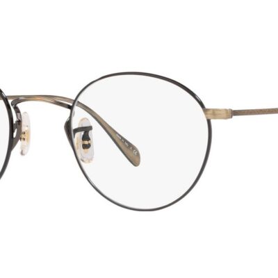 Oliver Peoples Men's COLERIDGE OV 1186 Black Gold Eyeglasses