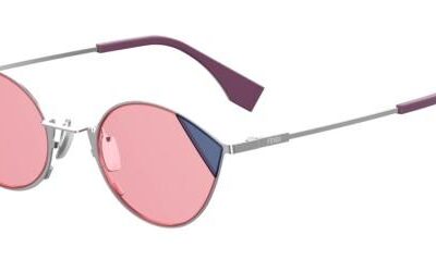 Fendi - Safilo CUT EYE FF 0342/S Silver Pink/Pink Sunglasses