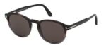 Tom Ford Men's DANTE FT 0834 Dark Havana Grey/Smoke Sunglasses