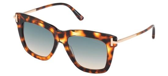 Tom Ford Women's DASHA FT 0822 Havana/Green Shaded Sunglasses Tom Ford Women's DASHA FT 0822 Havana/Green Shaded Sunglasses
