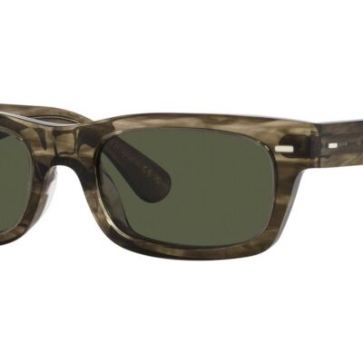 Oliver Peoples DAVRI OV 5510SU Barck Olive Green/G-15 Sunglasses