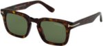Tom Ford Men's DAX FT 0751 Dark Havana/Green Sunglasses