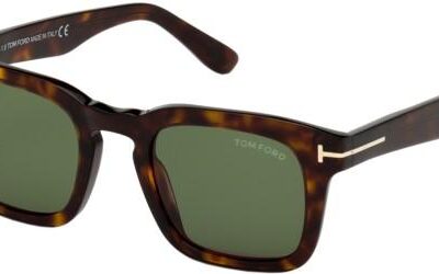 Tom Ford Men's DAX FT 0751 Dark Havana/Green Sunglasses