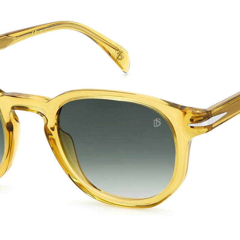 David Beckham Men's DB 1007/S Yellow/Green Shaded Sunglasses David Beckham Men's DB 1007/S Yellow/Green Shaded Sunglasses