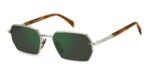 David Beckham Men's DB 1174/S Palladium Havana/ Green Mirror Sunglasses