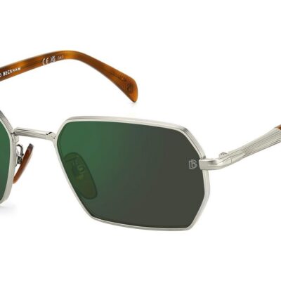 David Beckham Men's DB 1174/S Palladium Havana/ Green Mirror Sunglasses