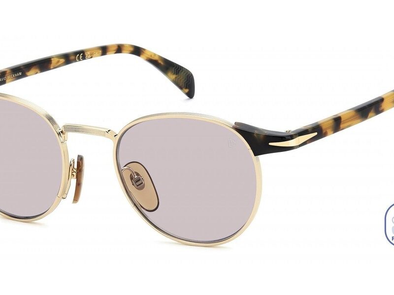 David Beckham Men's DB 1223/S Gold Honey Havana Sunglasses
