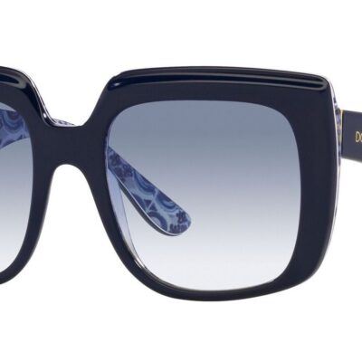 Dolce & Gabbana Women's DG 4414 Black/Blue Shaded Sunglasses