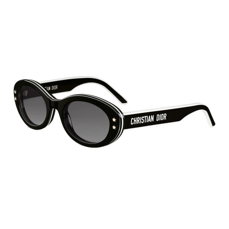 Dior Women's DIORPACIFIC B4I Black/Solid Smoke Sunglasses