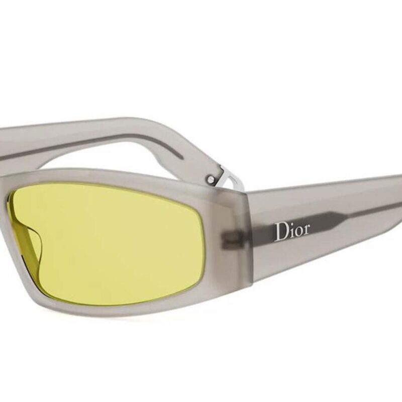 Dior Men's DIORSYMBOL S1I Grey/Yellow Sunglasses