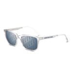 Dior Unisex DIORTAG SU Crystal/Silver Dioroblique Sunglasses