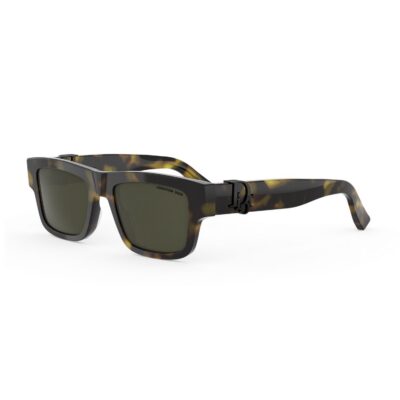 Dior Men's OBLIQUE S3I Havana/Solid Green Sunglasses