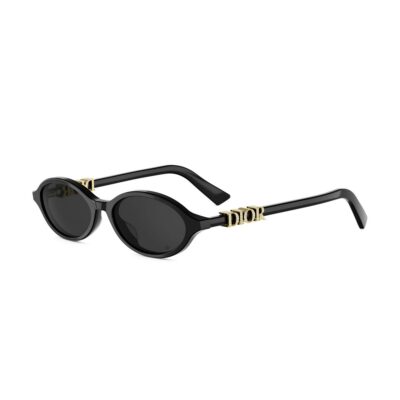 Dior Women's TREASURE R1I Black/Solid Smoke Sunglasses