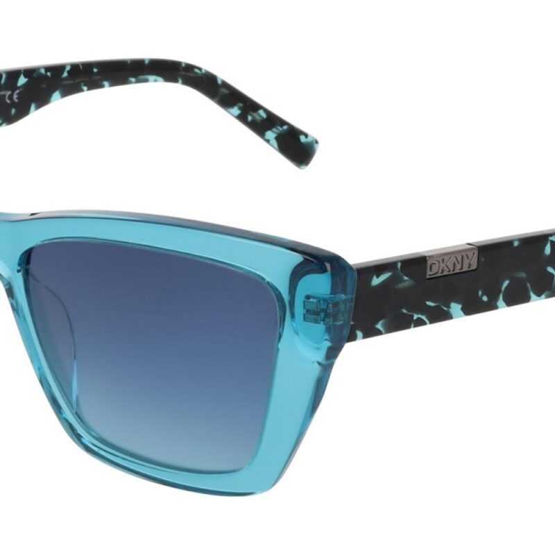 Dkny Women's DK554S Crystal Turquoise/Blue Shaded Sunglasses Dkny Women's DK554S Crystal Turquoise/Blue Shaded Sunglasses