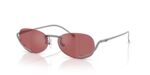 Diesel Men's DL 1004 Gunmetal Blasted/Red Hiper Mirror Sunglasses