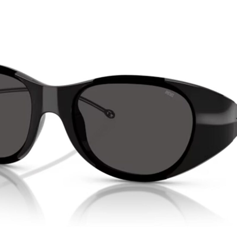 Diesel Men's DL 3003 Glossy Black/Dark Grey Sunglasses Diesel Men's DL 3003 Glossy Black/Dark Grey Sunglasses