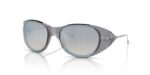 Diesel Men's DL 3003 Metallic Grey/Brown Silver Mirror Shade Sunglasses
