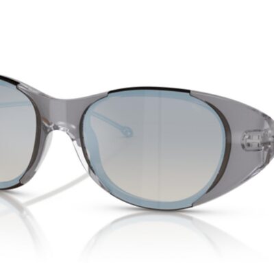 Diesel Men's DL 3003 Metallic Grey/Brown Silver Mirror Shade Sunglasses