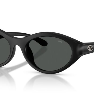 Diesel Women's DL 3005U Matte Black/Dark Grey Sunglasses
