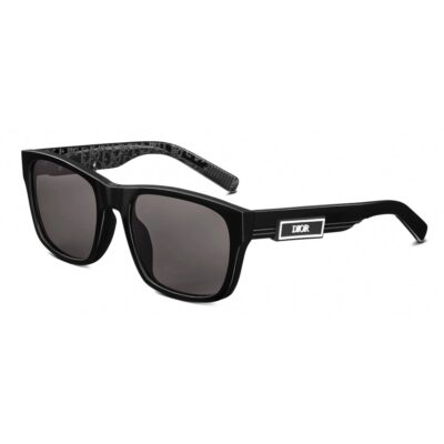 Dior Men's DM40055F Black/Solid Smoke Sunglasses