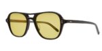 Garrett Leight Men's DOC SUN Bio Black/Semi-Flat Desert Sun Sunglasses