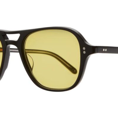 Garrett Leight Men's DOC SUN Bio Black/Semi-Flat Desert Sun Sunglasses
