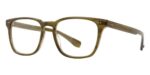 Garrett Leight Men's EARVIN Matte Olive Tortoise Eyeglasses