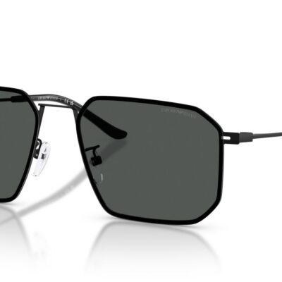Emporio Armani Men's EA 2165D Matte Black/Grey Sunglasses