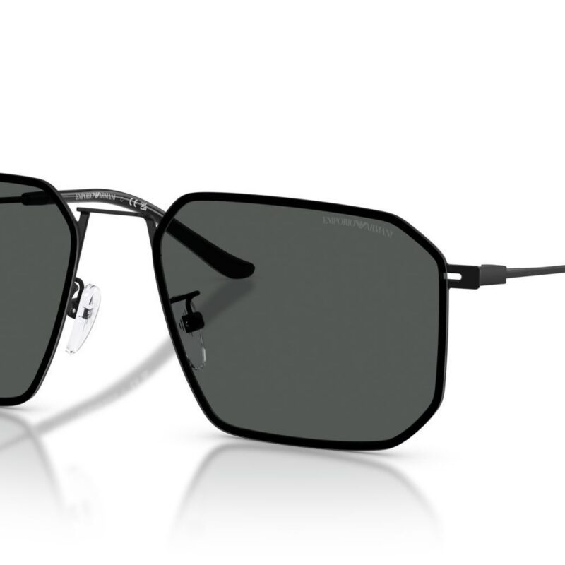 Emporio Armani Men's EA 2165D Matte Black/Grey Sunglasses Emporio Armani Men's EA 2165D Matte Black/Grey Sunglasses