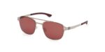 Ic!berlin Men's EDEN IC0004 Gunmetal/Burgundy Sunglasses