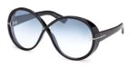 Tom Ford Men's EDIE-02 FT 1116 Black/Blue Grey Shaded Sunglasses