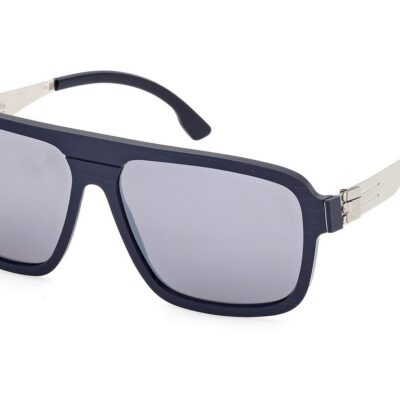 Ic!berlin Men's EGON IC0005 Black/Grey Sunglasses