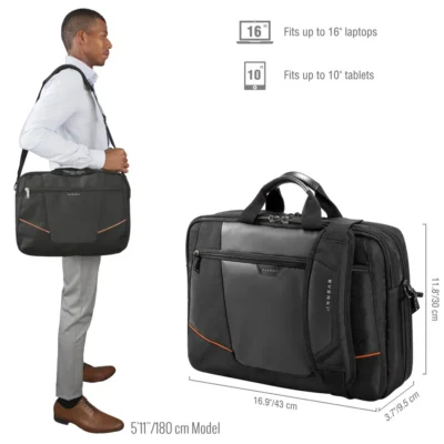 Everki Briefcase/up To 16''screen Checkpoint Frien
