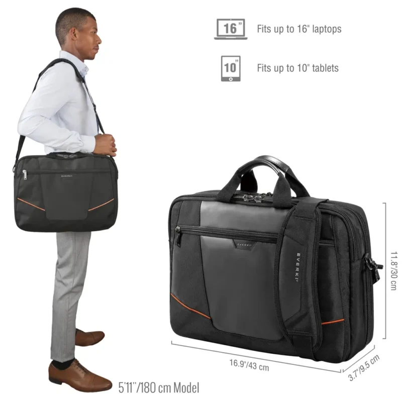 Everki Briefcase/up To 16''screen Checkpoint Frien